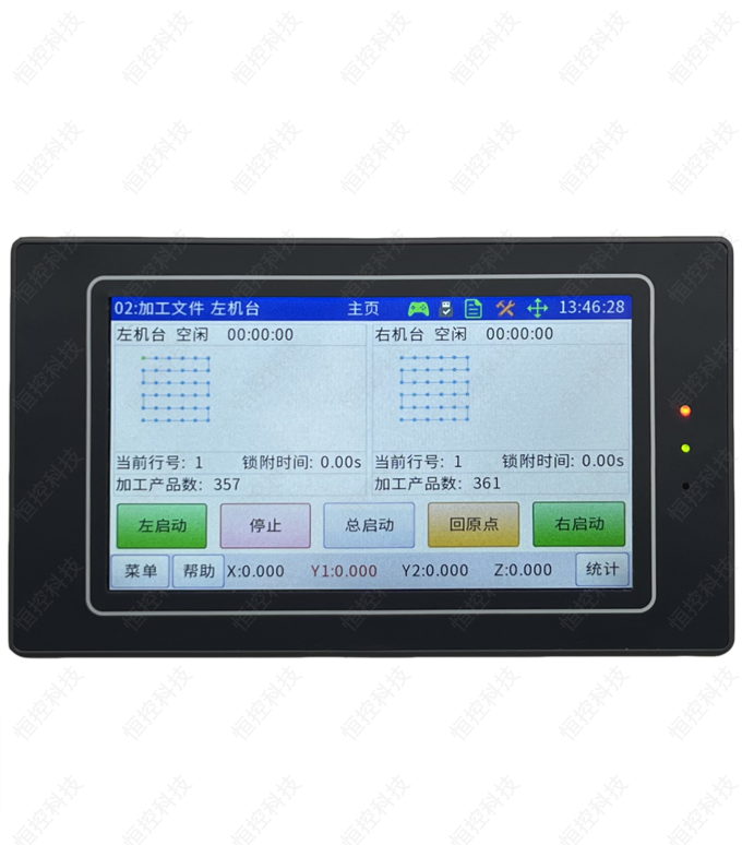 HK-6D-U4L2 6.2寸觸摸屏六軸螺絲機控制系統-大